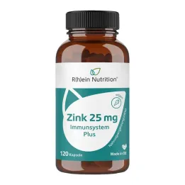 Zinc 25 mg Immune System Plus suur annus + vegan kapslid, 120 tk