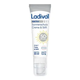 Ladival Active päikesekaitsekreem &amp; Pen LSF 50 + , 30 ml