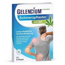 Gelenciumi valuplaastrid CBD -ga (6 tükki)