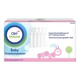 OtriNatural Baby üheannuselised pipetid, 20X5 ml