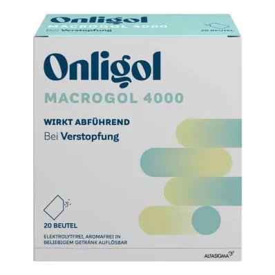 Onligol Macrogol 4000 pulber lahuse kotikese valmistamiseks, 20X10 g Onligol Macrogol 4000 pulber lahuse kotikese valmistamiseks, 20X10 g