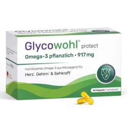 Glycowohl Omega-3 kapslid 917 mg vegan + DHA + EPA + DPA (60 tükki)