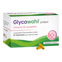 Glycowohl Vitamiin B komplekt + Inositool + Koliini kapslid, 140 tk