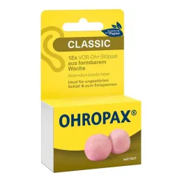 Ohropax Classic vaha kõrvatroppide ees, 12 tk