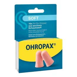 Ohropax pehmest vahtplastist kõrvatropid, 10 tk