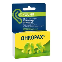 Ohropax Young vahtplastist kõrvatropid, 10 tk