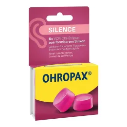 Ohropax Silence silikoonist kõrvatropid, 6 tk