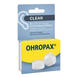 Ohropax selge silikoonist kõrvatropid, 6 tk