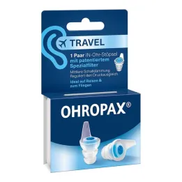 Ohropax Travel filtri pistikud kõrva sisse, 2 tk