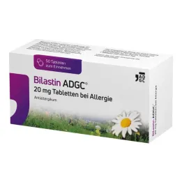 Bilastiin ADGC 20 mg tabletid allergiatele, 50 tk
