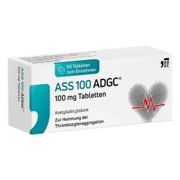 ASS 100 ADGC 100 mg tabletti, 50 tk