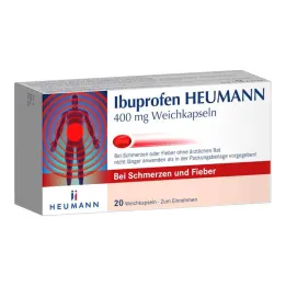 Ibuprofeen Heumann 400 mg pehmekapslid, 20 tk