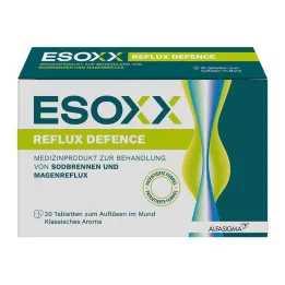 ESOXX Refluksivastased närimistabletid, 20 tk