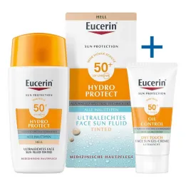 Eucerin Sun Fluid Hydro Protect näovalgusti LSF 50+ , 50 ml