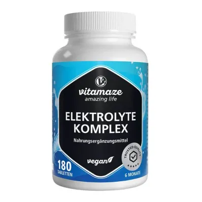 Elektrolüütide kompleksi tabletid magneesiumiga vegan, 180 tk Elektrolüütide kompleksi tabletid magneesiumiga vegan, 180 tk