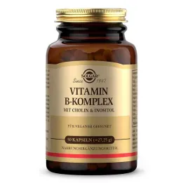 Solgar B-vitamiini kompleksi kapslid (50 tk)