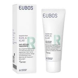 Eubos Cool & läbipaistev punetusevastane päevakreem LSF 50+ , 40 ml