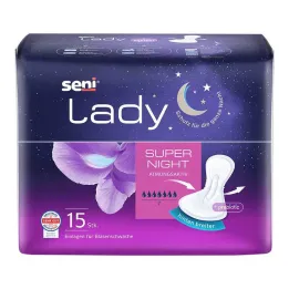 Seni Lady inkontinentsipadja super öö, 15 tk