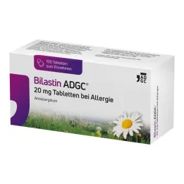 Bilastin ADGC 20 mg tabletid allergiatele, 100 tk