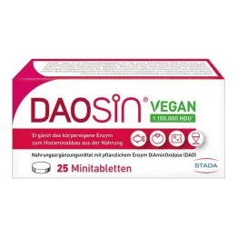 Daosin vegan tabletid, 25 tk