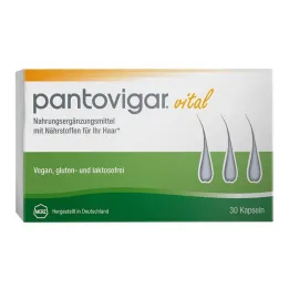 Pantovigar vital kapslid toitainetega juustele, 30 tk