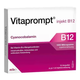 Vitaprompt injekt B12 1000 µg süstelahus, 10 x 1 ml