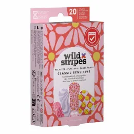 Wild Stripes Classic tundlikud Pastel Fun plaastrid, 20 tk