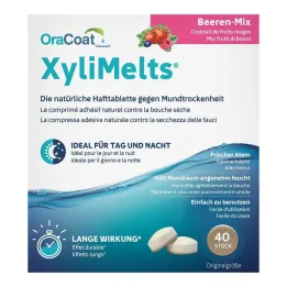 Xylimelts kleepuvad tabletid marjasegu Oracoat, 40 tk