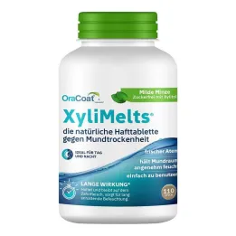 Xylimelts kleepuvad tabletid mahe piparmünt Oracoat, 110 tk