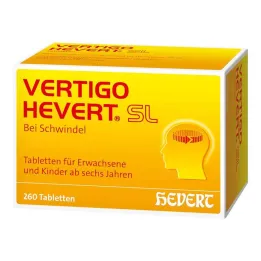 Vertigo Hevert SL tabletid, 260 tk