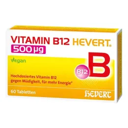 Vitamiin B12 Hevert 500 µg tabletid, 60 tk