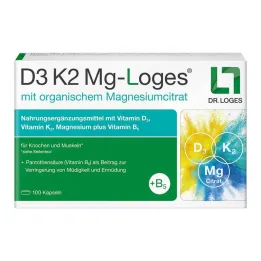D3 K2 MG-Loges kapslid, 100 tk