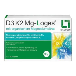 D3 K2 MG-Loges kapslid, 180 tk