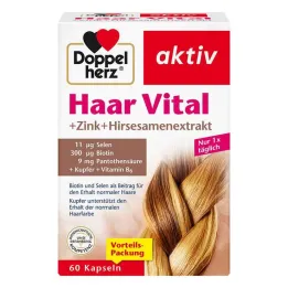 Doppelherz Hair Vital + Tsink + Hirss kapslid, 60 tk