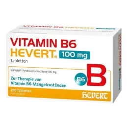Vitamiin B6 Hevert 100 mg tabletid, 200 tk