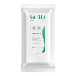 Sagella active Pregnacare puhastuslapid, 15 tk