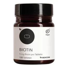 Biotiin 5 mg biotiini tabletis, 120 tk