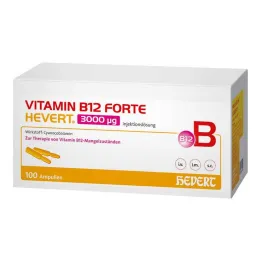Vitamiin B12 Forte Hevert 3000 µg süstelahuse ampull, 100x2 ml