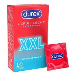 Durex Feeling Real XXL kondoomid, 10 tk