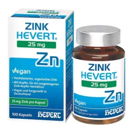Tsink Hevert 25 mg kapslid, 100 tk