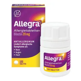 Allegra allergia tabletid 20 mg tabletid purk, 100 tk