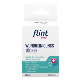 Flint Med haavapuhastuslapid steriilsed 12,5x18 cm, 20 tk