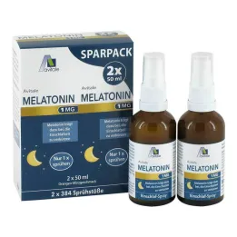 Melatoniin 1 mg unesprei, 2x50 ml