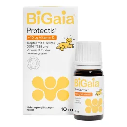 Bigaia Protectis pluss D3-vitamiini tilgad, 10 ml