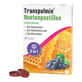Transpulmin köhapastilled, 20 tk