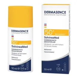 Dermasence Solvinea Med päikesekaitse näovedelik LSF 50+, 50 ml