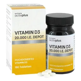 Activplus Vitamiin D3 20 000 RÜ depootabletid (180 tk)