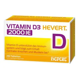 Vitamiin D3 Hevert 2000 IU tabletid, 240 tk