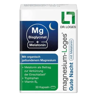 Magnesium Loges Head ööd melatoniinikapslitega, 30 tk