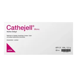 Cathejell Mono steriilne määrdeaine Zhs 12,5 g, 25 tk